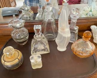 perfume bottle collection