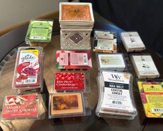 Wax warmer with many different scents available