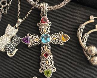 Sterling cross, jewelry
