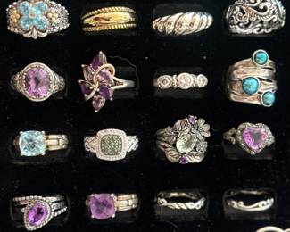 Sterling rings