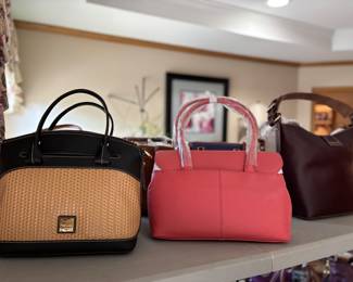 New brand name purses. Dooney & Bourke, etc