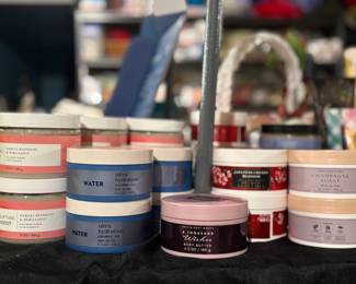 Lotions, body butters