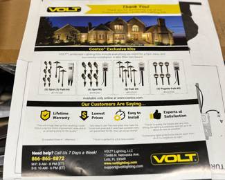 New high end landscaping light kit