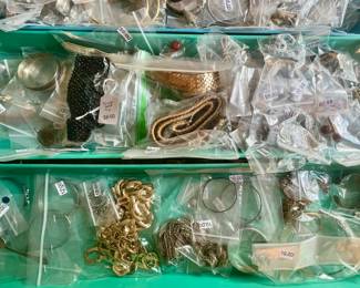 Jewelry, belts, watches