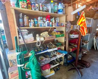 Cleaning items, hammock, miscellaneous items