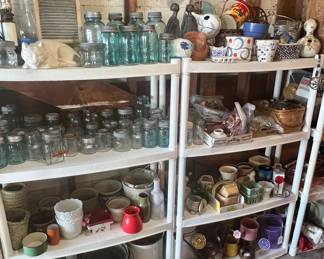 Planters, jars, buckets