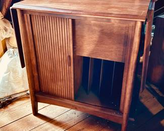 MCM Packard Bell stereo...and killer tambour cabinet! (detail)...