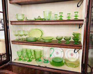 Vaseline and uranium glass...