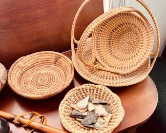 Sweetgrass baskets...