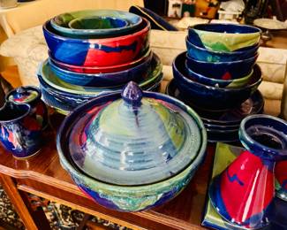 Vintage J&S Beaumont (Greensboro) stoneware...