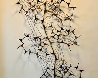 Quite large MCM wall sculpture by Marc Weinstein (approx. 48"x30")...