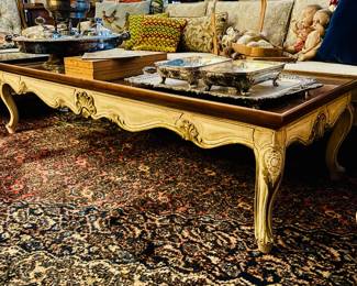 Monumental cocktail table, 72"x30"...