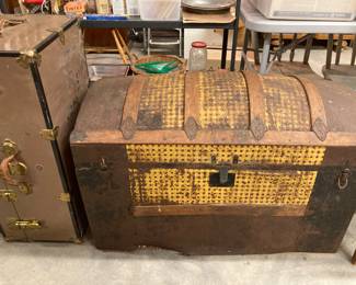 camel-back trunk that was full of 1895-1922 items