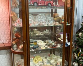 antique and vintage kids-related--Buddy L firetruck, etc.