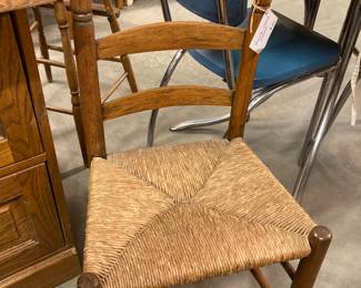 rush-seat chair