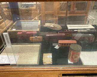 vintage planes and trains, Texaco, etc.