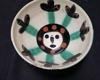 Pablo Picasso Visage, 1955 Terre de faience bowl