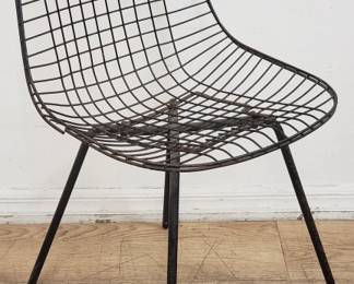 Herman Miller Eames metal wire chair