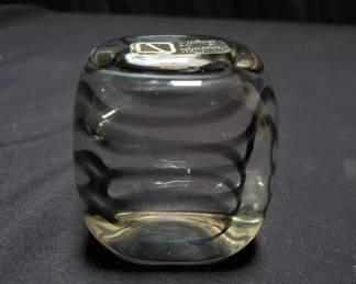 Murano glass cube by Vincenzo Nason & Compagnia