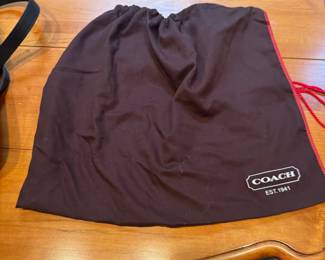 Coach purse w/ storage bag