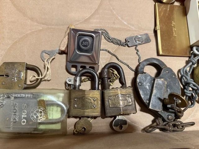 Railroad padlocks / switch locks. 