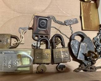 Railroad padlocks / switch locks.
