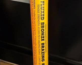Bronze brazing rods. 