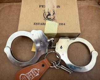 Vintage Peerless handcuffs. 