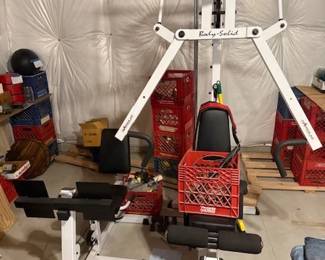 Body Solid EXM 1550 full workout gym system. Available for sale now. Call Rio for information - 402-290-6379. 