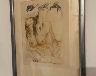 Salvador Dali lithograph