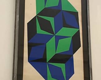 Victor Vasarely lithograph