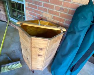 Bee harvesting equipment.