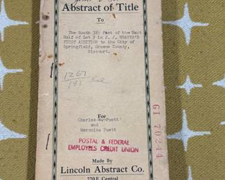 A third abstract. Besides the three picture, we have a few other ones as well.