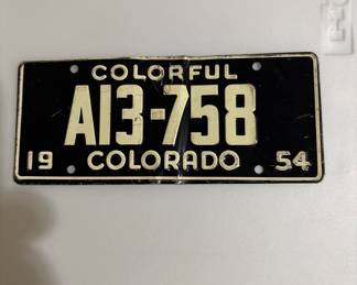 Another toy plate from 1954. We have a few at the sale.