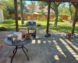 Bbq, table, outdoor items