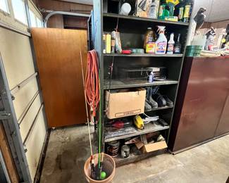 Fishing rods, garage stuff 