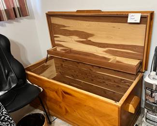 Cedar lined hope chest