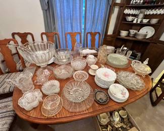 Vintage party and serving