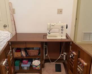 Sewing cabinet. Fully stocked $300