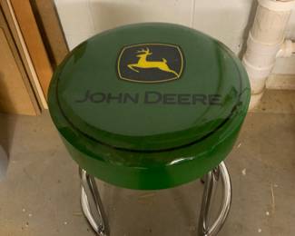 John Deere bar stool…mint condition!