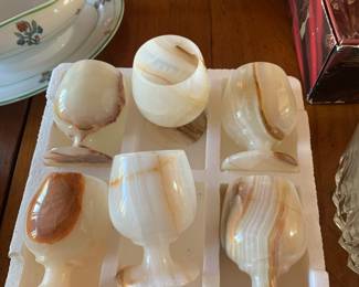 Portuguese cordial glasses