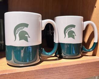 MICHIGAN STATE SPARTAN MUGS