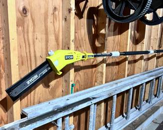 EXTENSION LADDER, RYOBI TREE TRIMMER