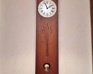 WOODEN PENDULUM WALL CLOCK