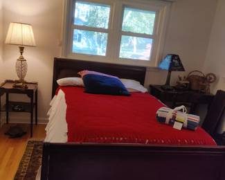 Bed, dropleaf table or desk