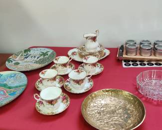 Royal Albert Cups and Saucers and other giftware