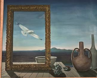 PAINTING BY LISTED ARTIST ALESSANDRO MAGGIORA VERGANO