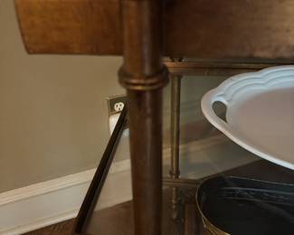 HEAVY BRASS 3 TIER CART