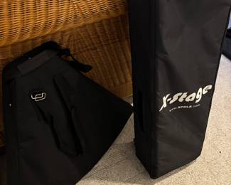 X-STAGE/X-POLE
Spin/Static feature
233 lbs overall
Base 85lbs, comes with case
6 total plates, three per carry case.
One pole set with its own case
4 boxes/4 carry cases total
10’ overall height
9’usable pole length
Diameter of podium/Base: 5’