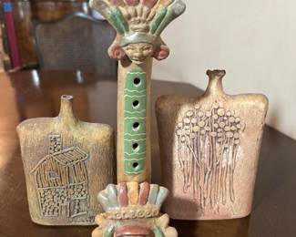 STUDIO POTTERY COLUMBIAN WHISTLE